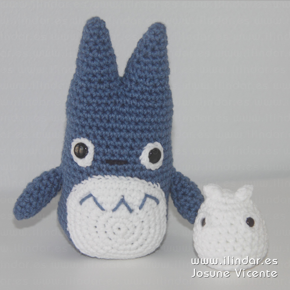 Totoro y Chibi crochet